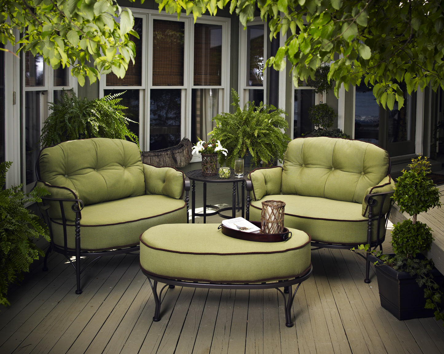 Athens Cuddle/Cocktail Ottoman