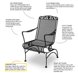 Standard Nylon Leg Tips (1 1/2" diameter black) "Chair Glides"